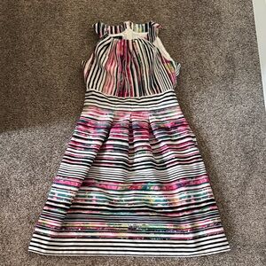 Striped Multicolor Women's Dress